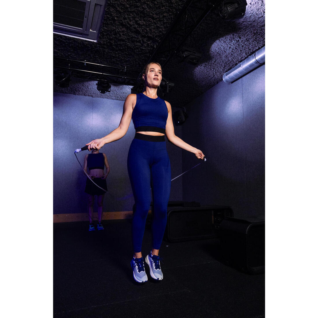 Legging de sport avec ceinture élastiquée femme