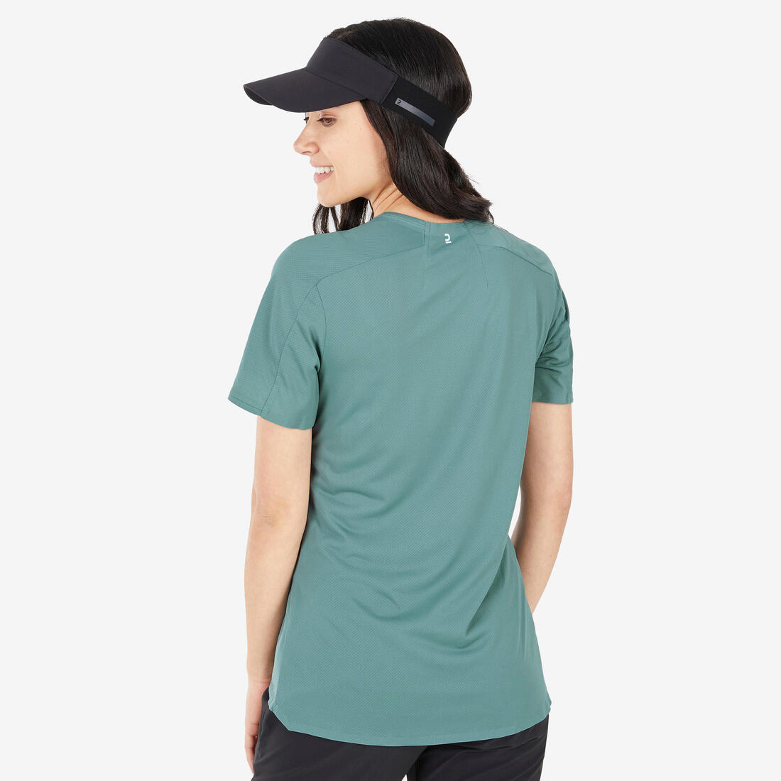 T-shirt de randonnée manches courtes femme, MH500