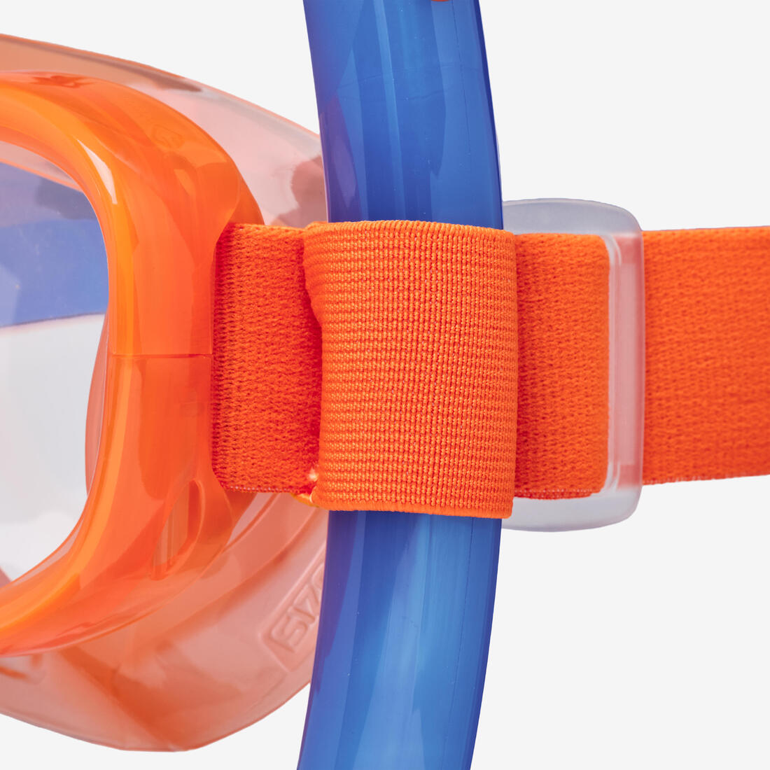 Kit snorkeling masque anti buée COMFORT tuba DRYTOP, 100 enfant
