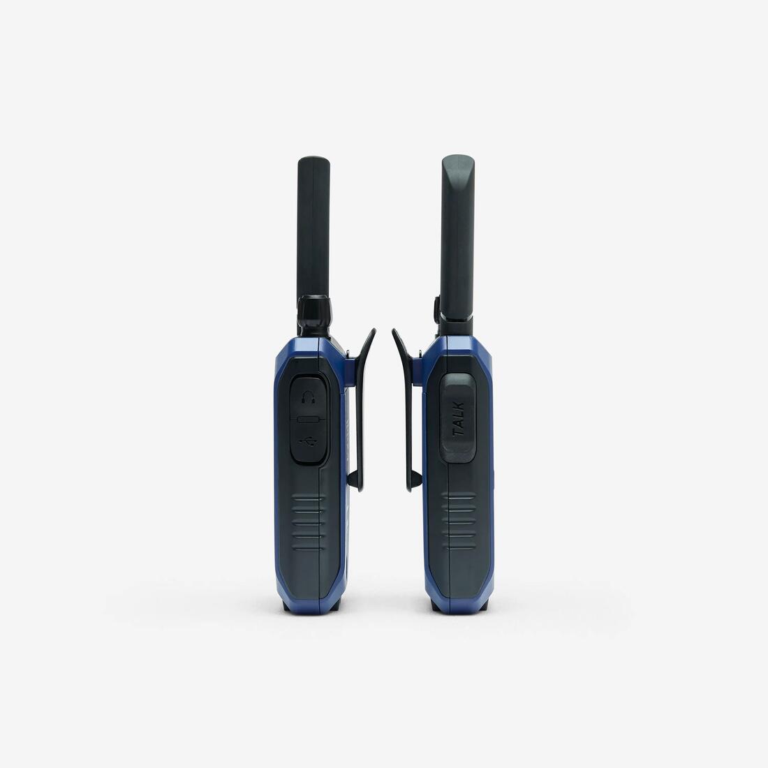 2 talkies-walkies rechargeables par USB 10 km WT 900