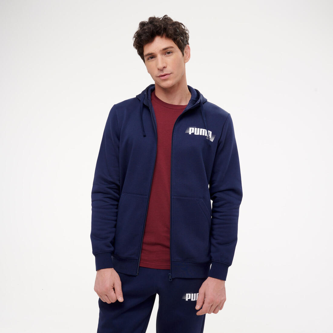 Sweat zippé de fitness homme