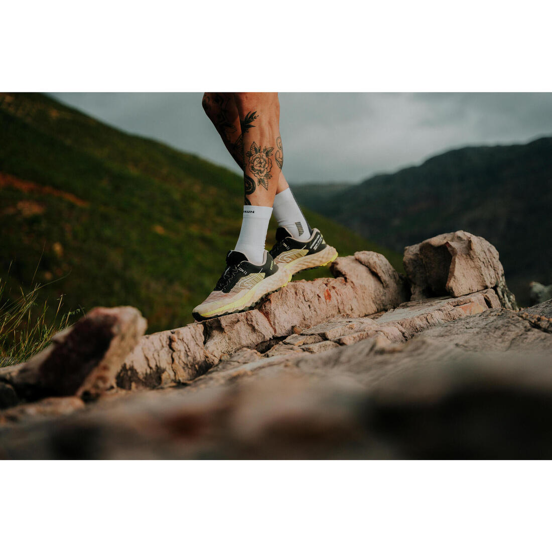 Chaussures de trail running homme EVADICT MT CUSHION 2 Noires Edition limitée