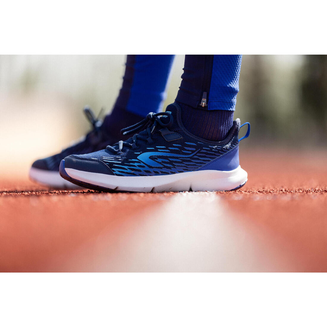 Chaussures de sport à lacets légères et flexibles enfant, AT flex