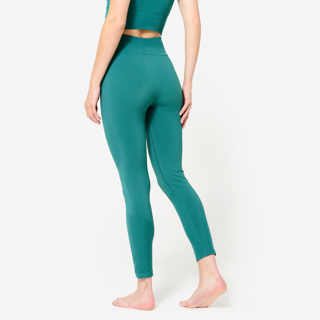 Legging long yoga effet seconde peau taille haute