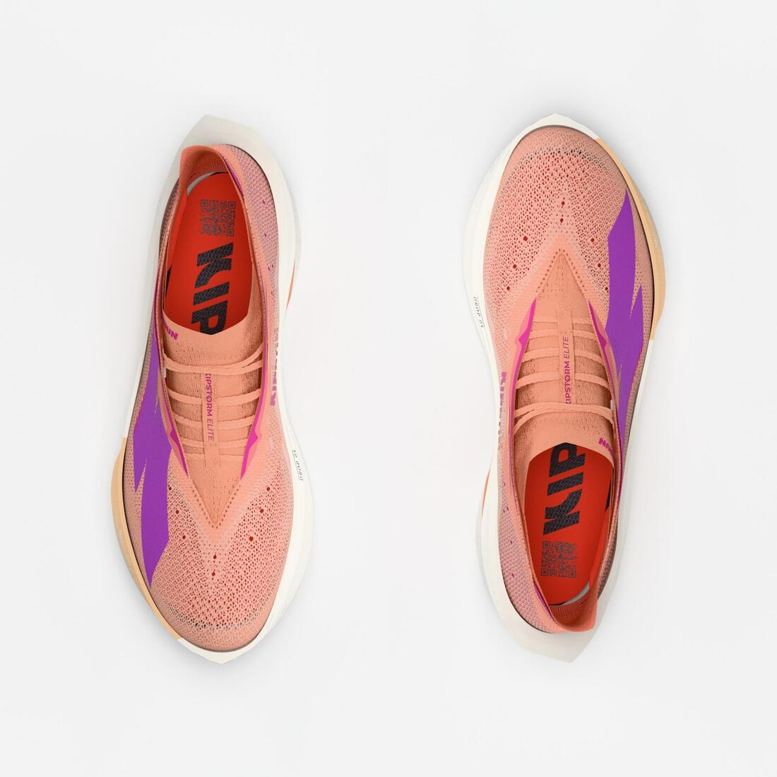 Chaussures de running à plaque carbone femme, Kiprun Kipstorm Elite