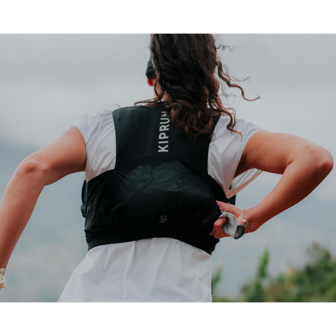 Gilet trail running compétition porte flasques mixte - KIPRUN 900 RACE 5L