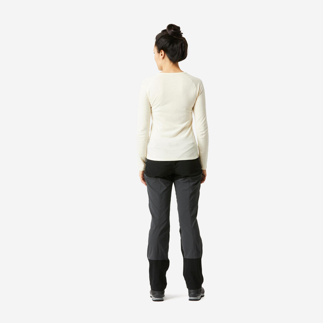 Pantalon résistant de trek montagne - MT500 beige - Femme v2