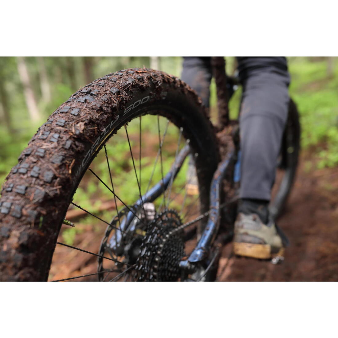 Pneu VTT Rockrider GRIP 500 E+ 27,5' x 2,6