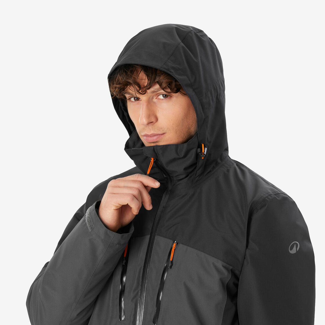 Veste 3en1 de randonnée -10°C imperméable homme, MH500 Mountain