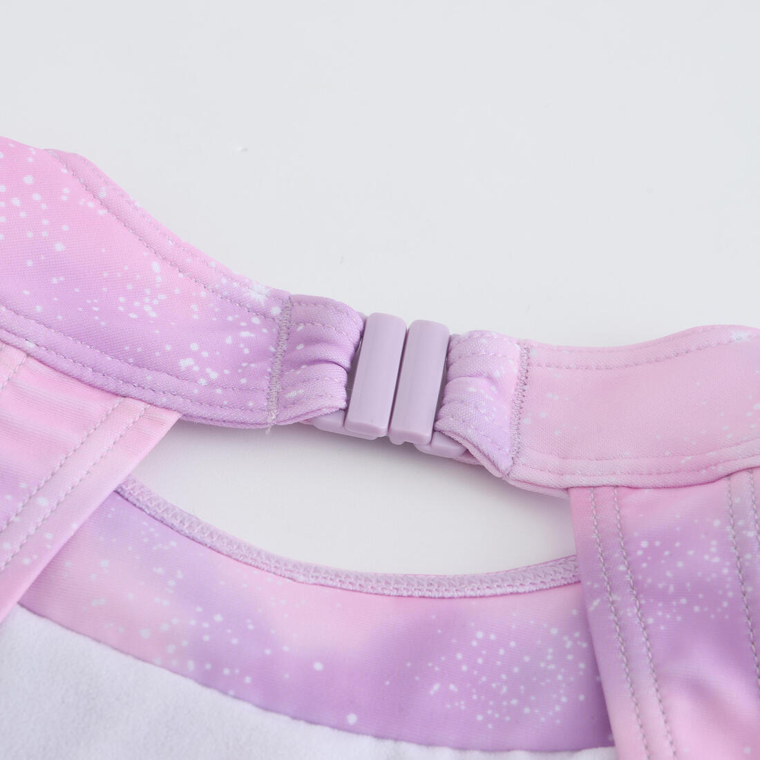 Maillot de bain jupe une pièce pour fille - CN - 1P MINI AMBRE ROSE CIEL