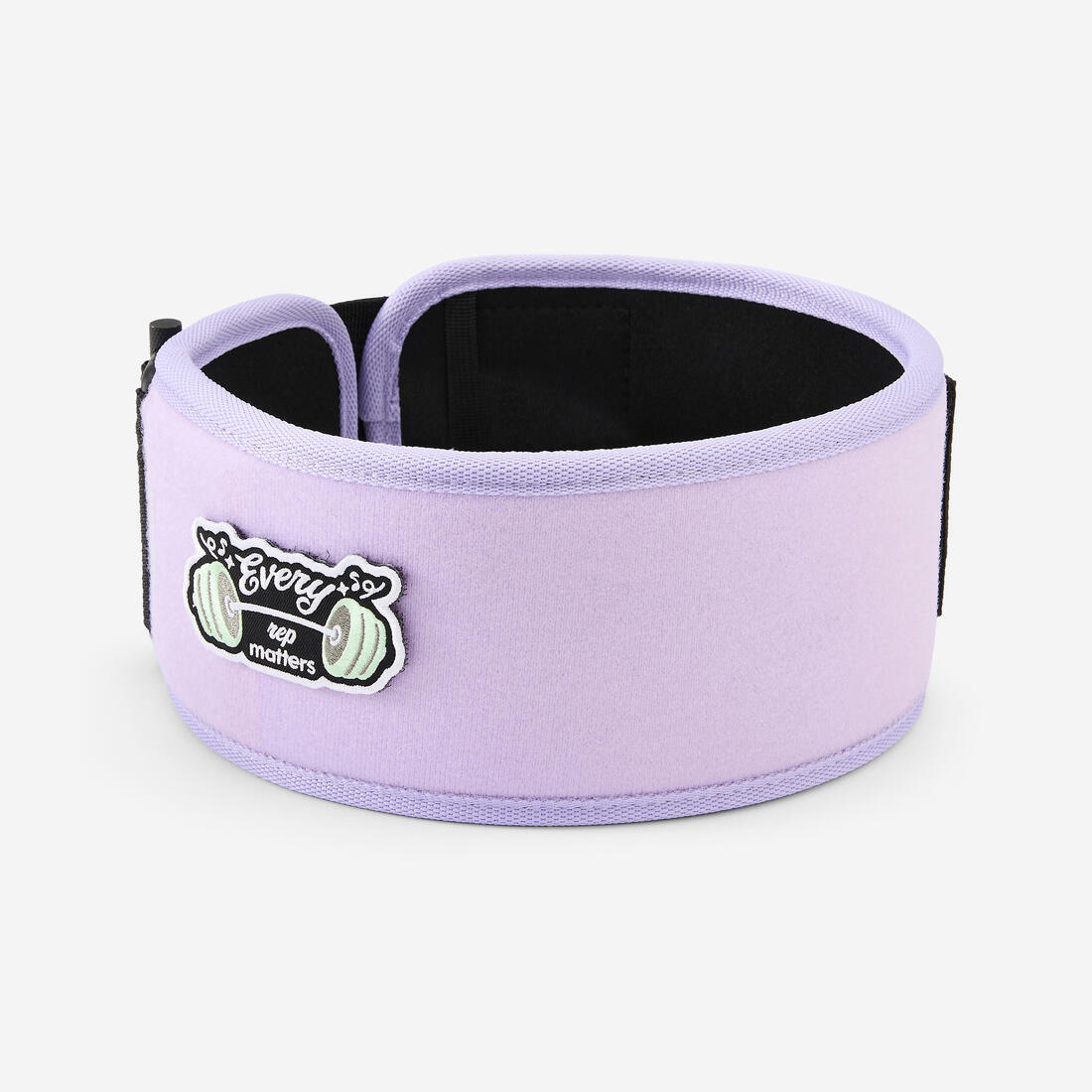 Ceinture d'haltérophilie avec boucle sécurisée, gris et