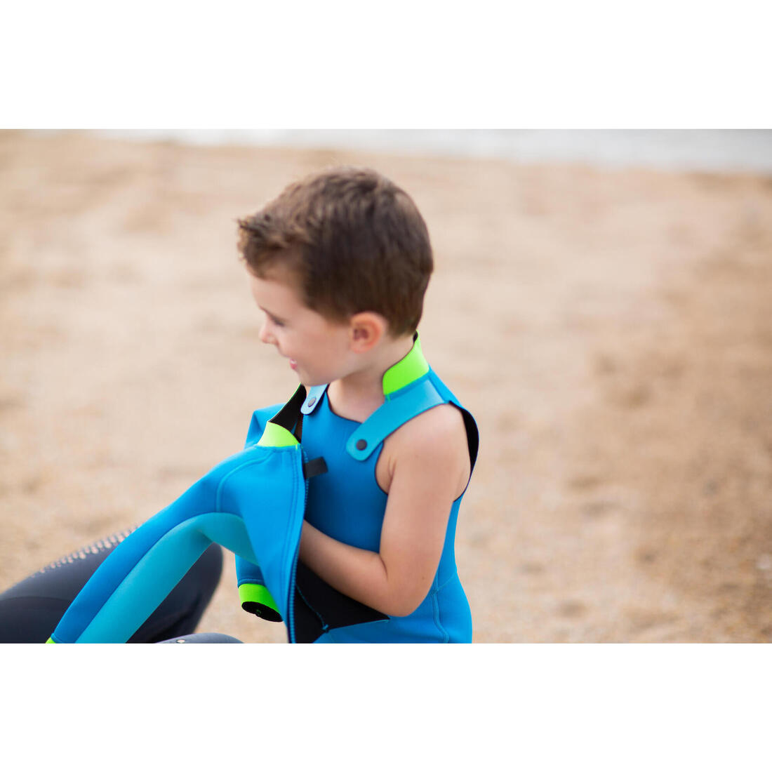 Combinaison Néoprène Natation Jeune Enfant - TI WARM - Bleue