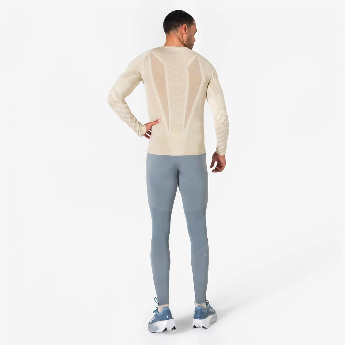 T-shirt de running manches longues slim Homme - KIPRUN Run 500 Sans couture