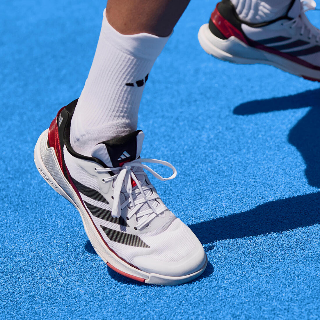 Chaussures de padel Homme - Adidas Crazyquick LS Padel Rouge