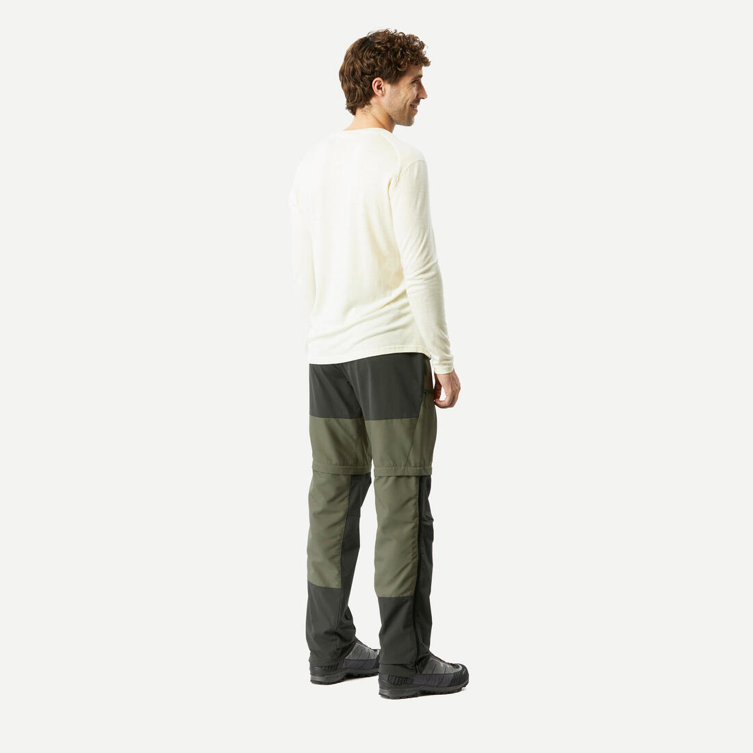 Pantalon de trek modulable 2 en 1 et résistant homme - mt500