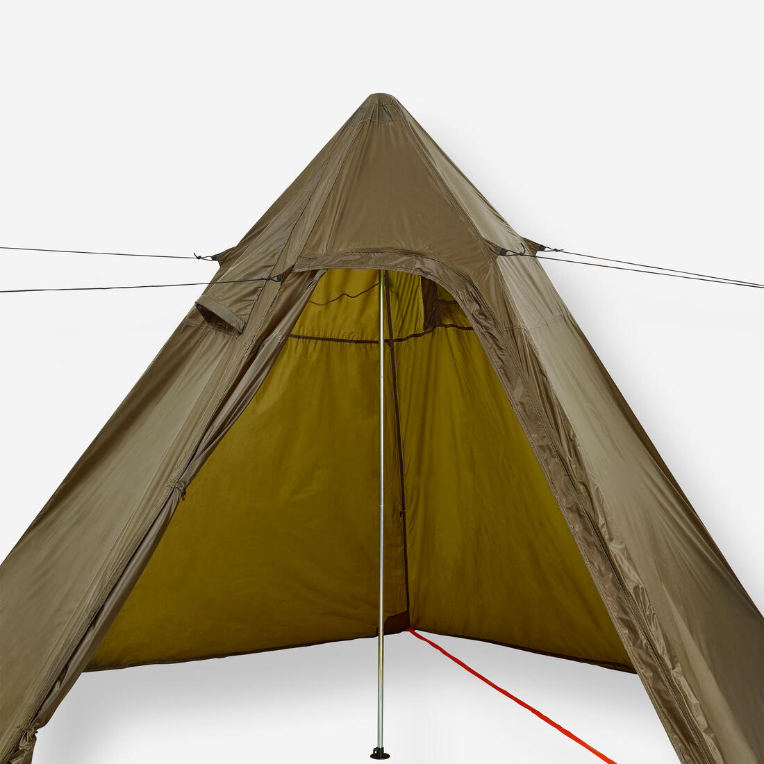 Tarp Tipi Bushcraft Bivouac Imperméable 2 Personnes+ Kaki