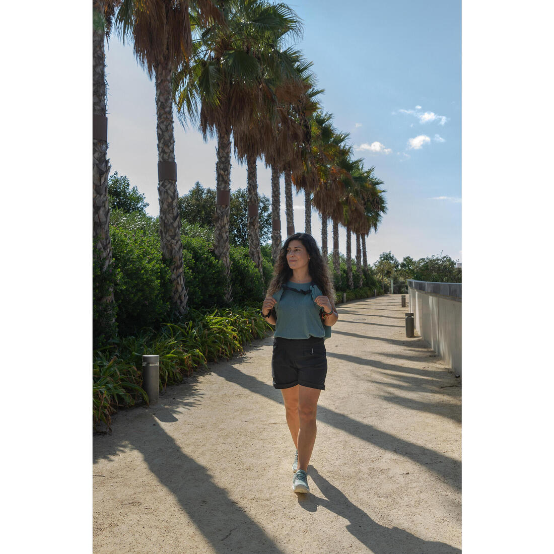 Short de randonnée femme, NH500 Regular