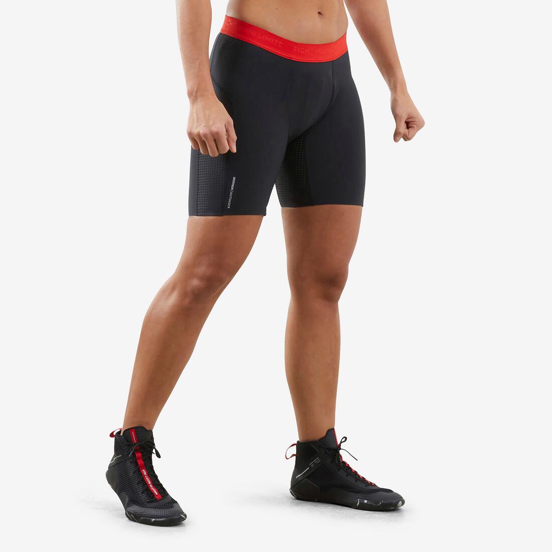 SHORT + PROTECTION PELVIENNE AMOVIBLE FEMME 500