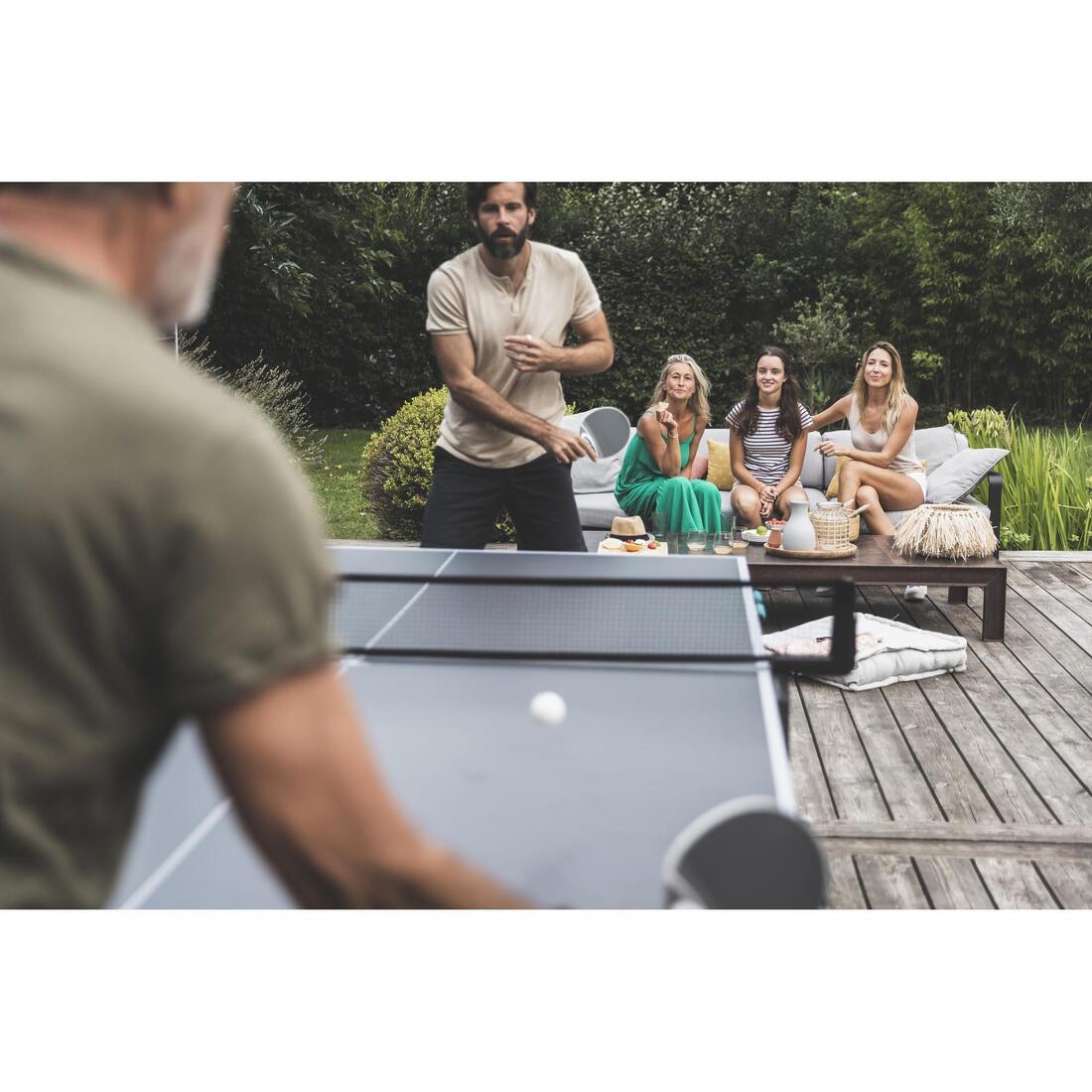 TABLE DE PING PONG EXTÉRIEURE 400X GRISE