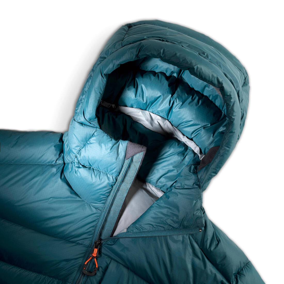 Doudoune à capuche en duvet de trek montagne - mt500 -10 °c - homme