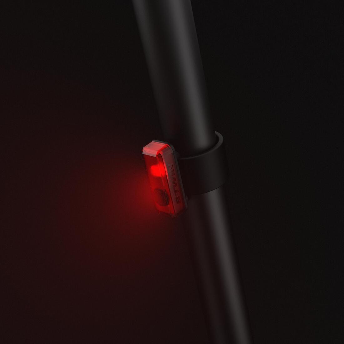 ECLAIRAGE VELO LED CL 100 ARRIÈRE ROUGE USB.