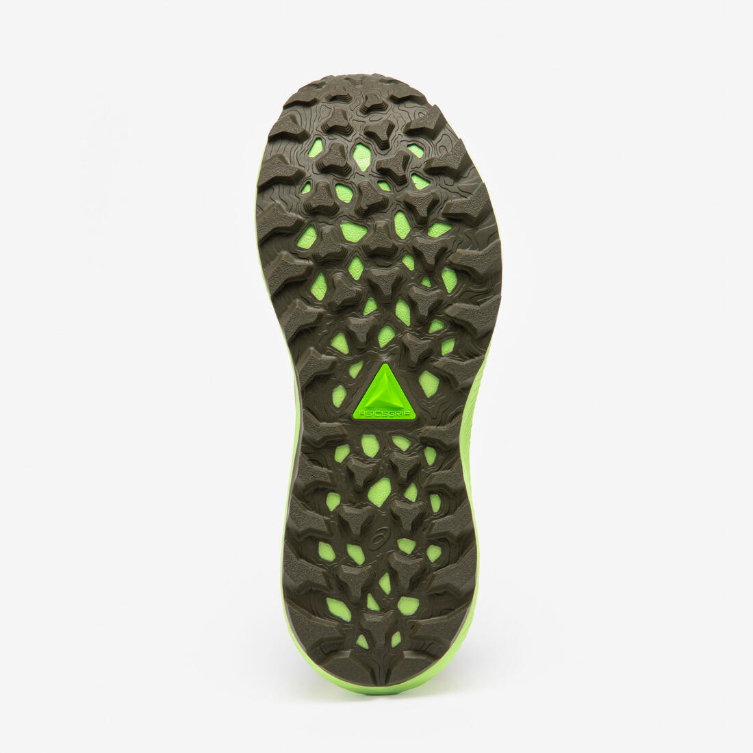 Chaussures de running trail femme, Asics trabuco terra 2, noir vert et