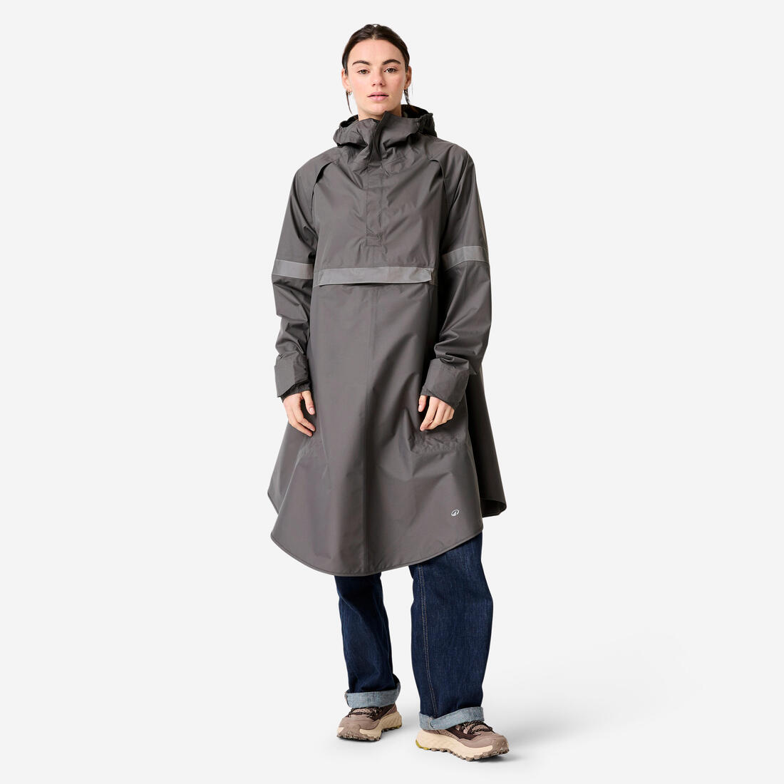 Poncho pluie vélo ville, visibilité de nuit, 540