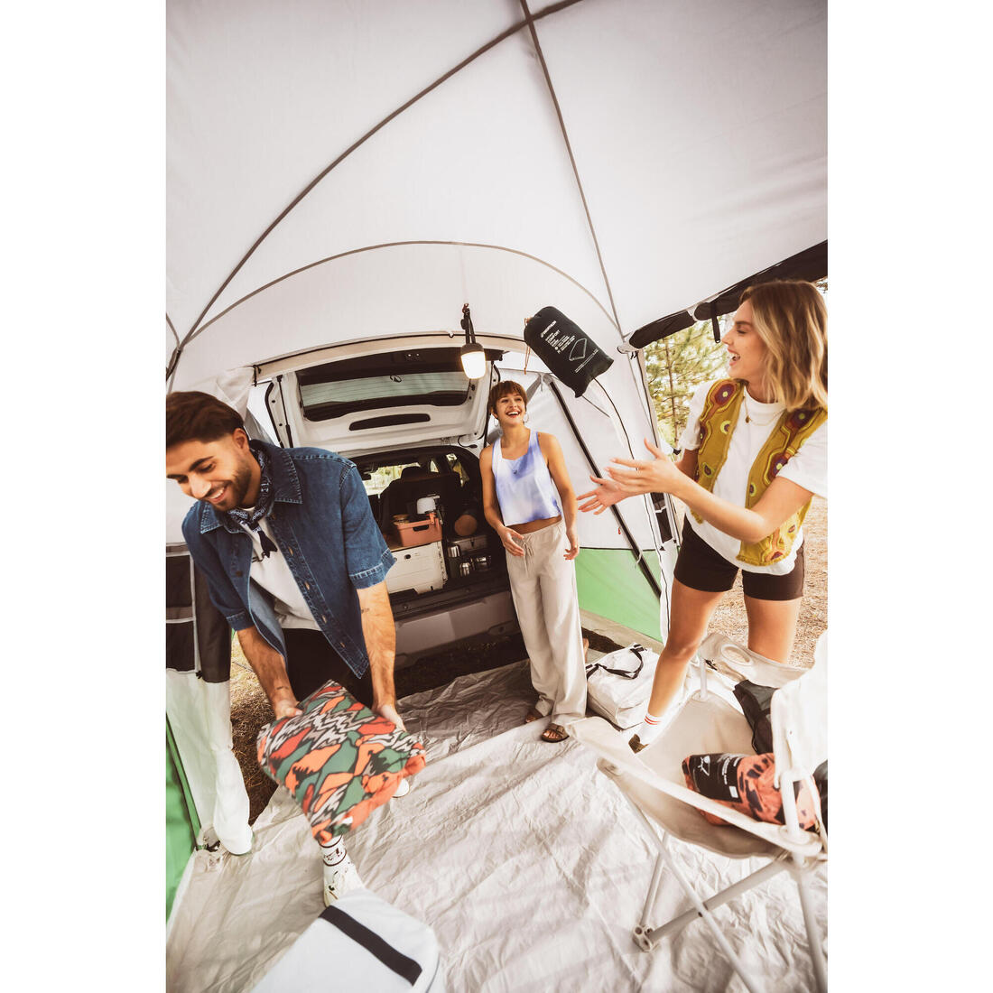Lampe de camping rechargeable USB 120 lumens, BL120 vert