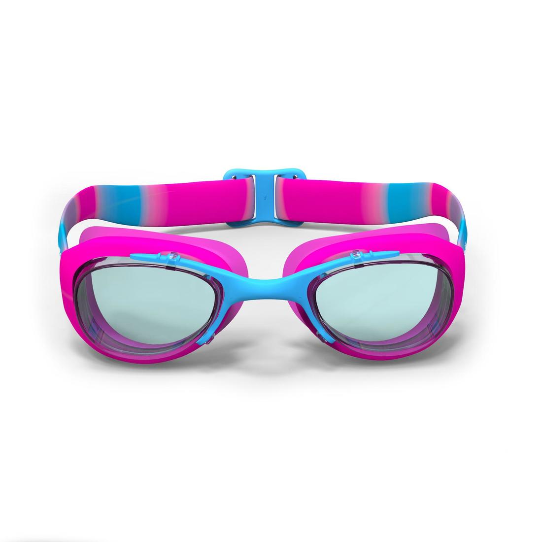Lunettes de natation Junior - Xbase rose bleu teintées