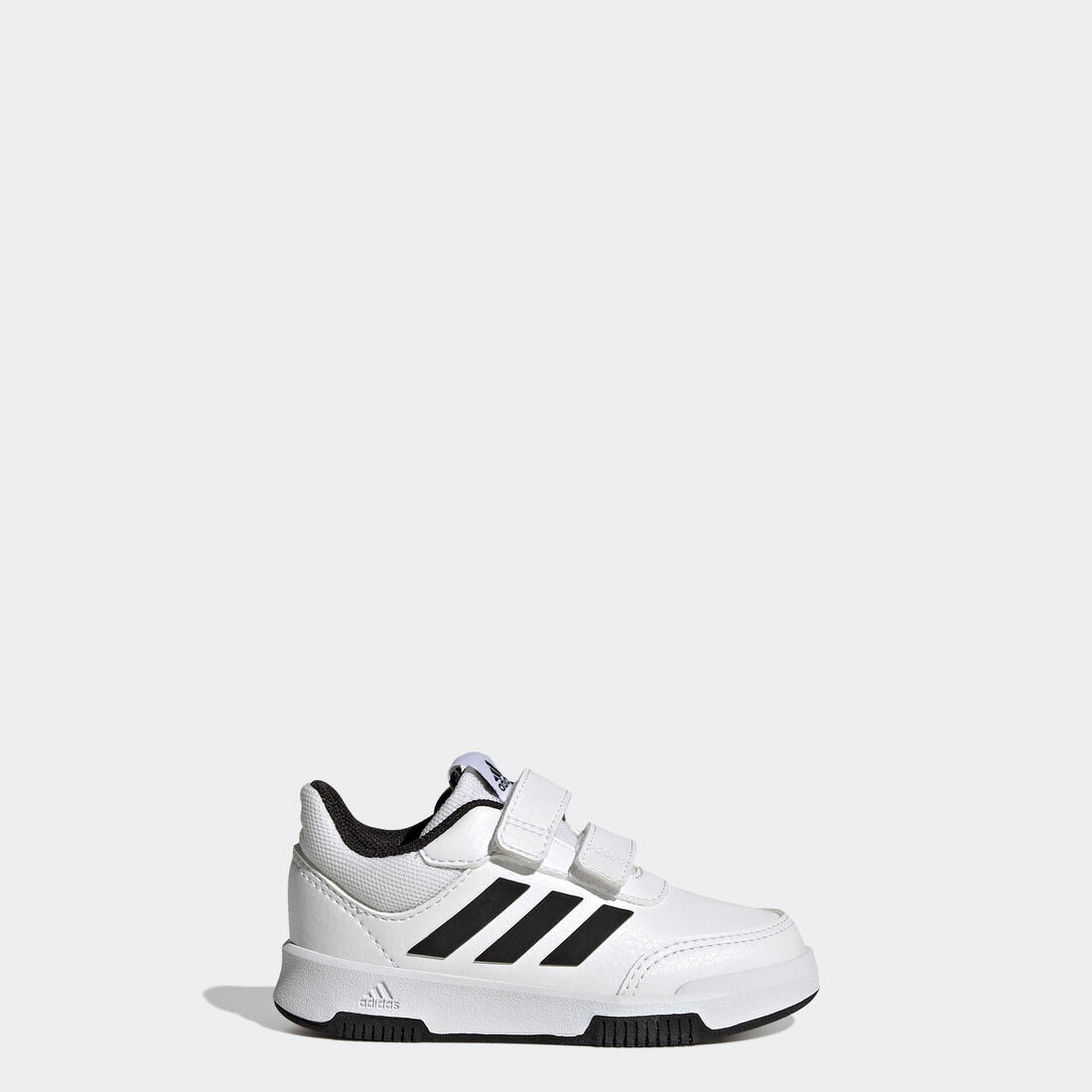 Baskets à scratch bébé - adidas Tensaur blanc/noir
