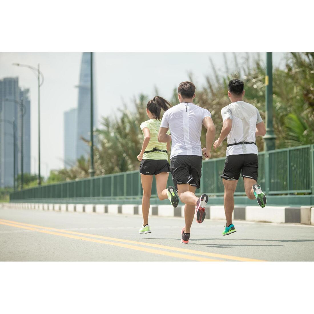 CEINTURE PORTE DOSSARD POUR COMPETITION DE RUNNING COURTE DISTANCE AU MARATHON