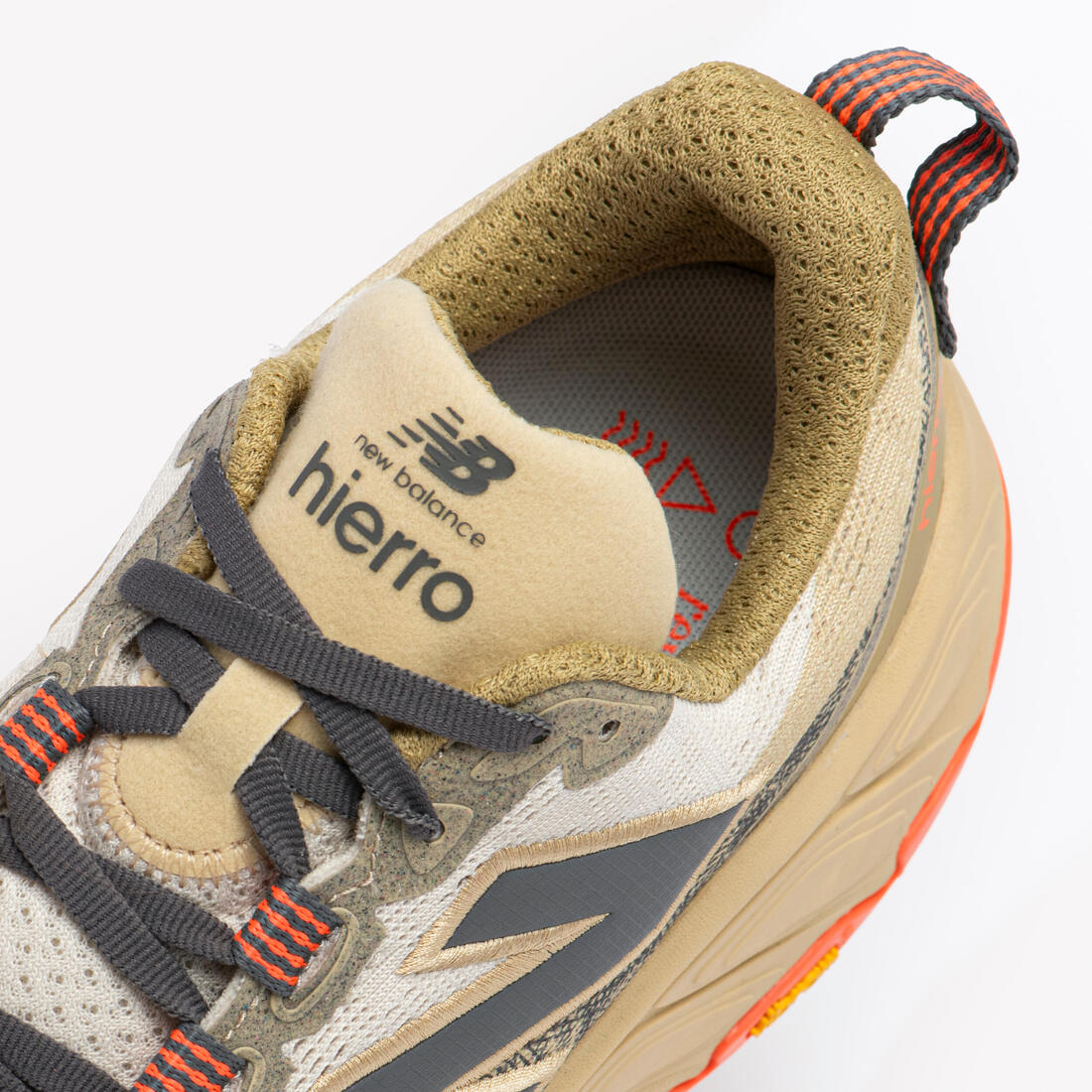 Chaussures de running trail homme, New balance hierro v9, jaune et