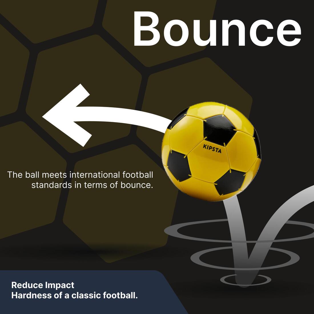Ballon de football First Kick taille 4 (enfants entre 9 à 12 ans)