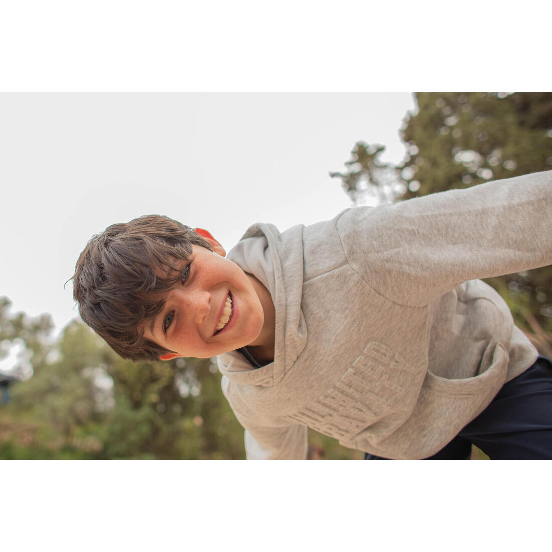 Sweat à capuche coton enfant imprimé