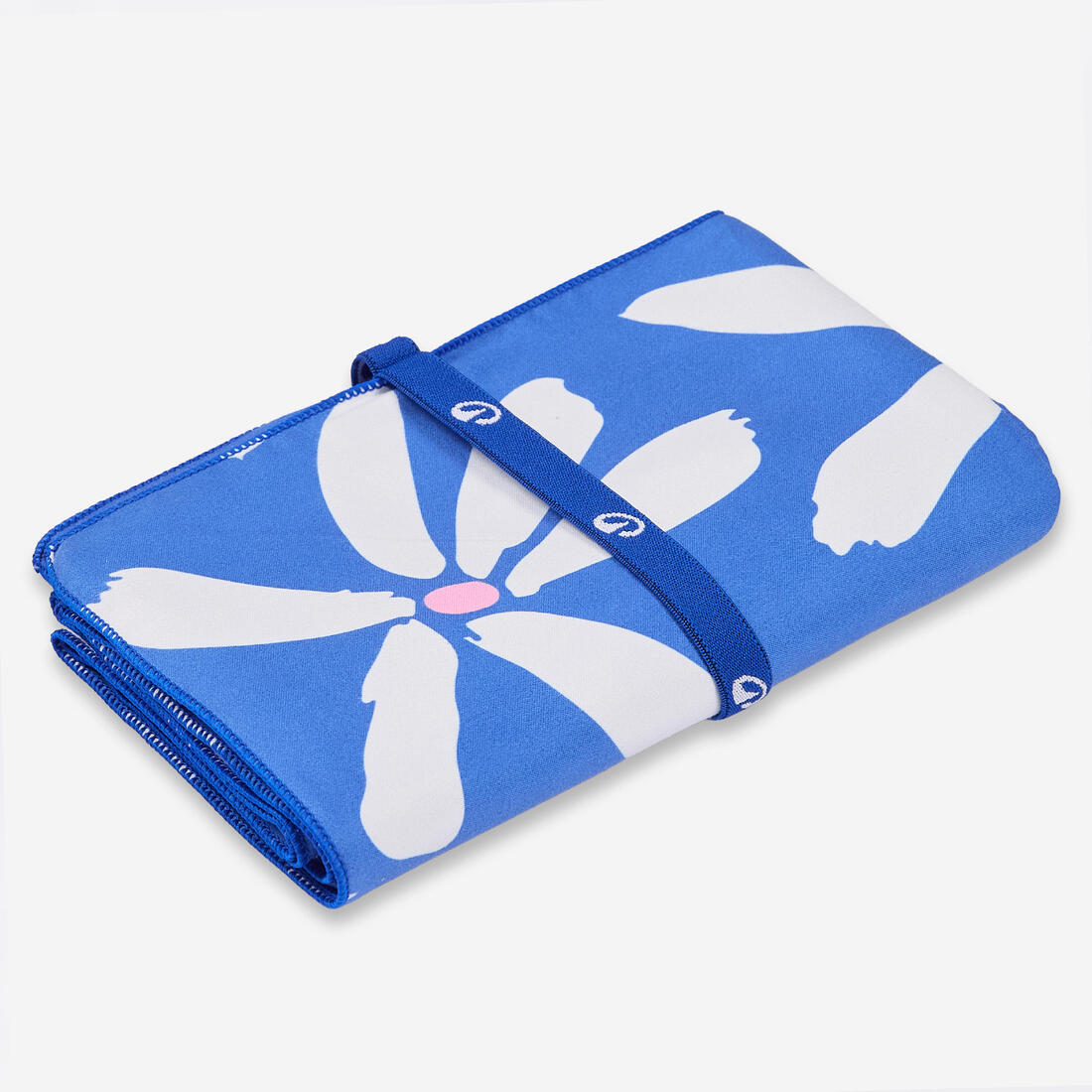 Serviette de bain microfibre compacte XL 110 x 175 cm, imprimé feuillage