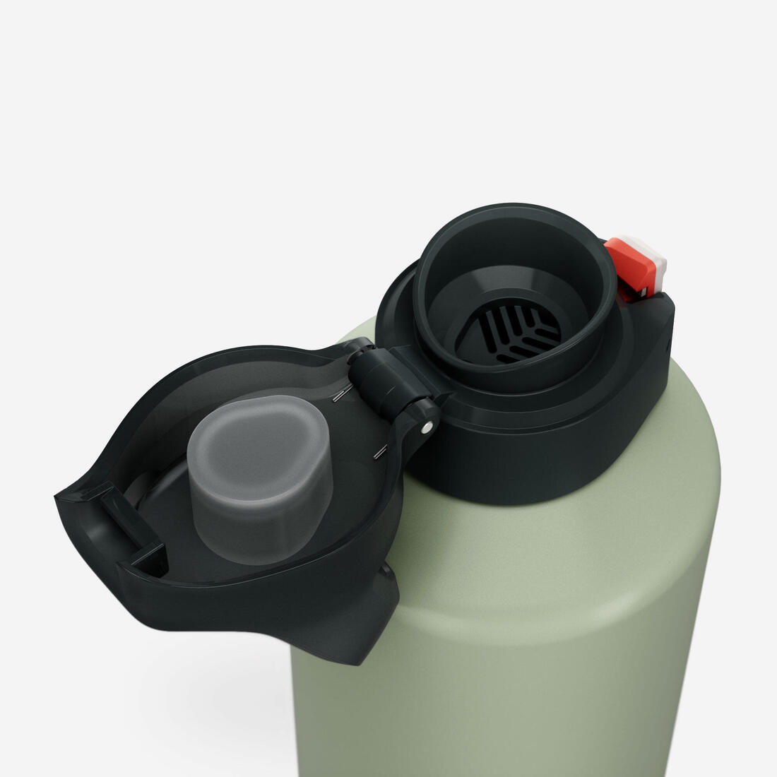 Gourde alu 1,5l avec bouchon à ouverture rapide pour la randonnée