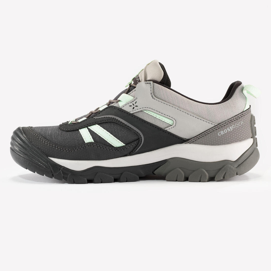 Chaussures imperméables de randonnée enfant avec lacet -CROSSROCK - 35-38