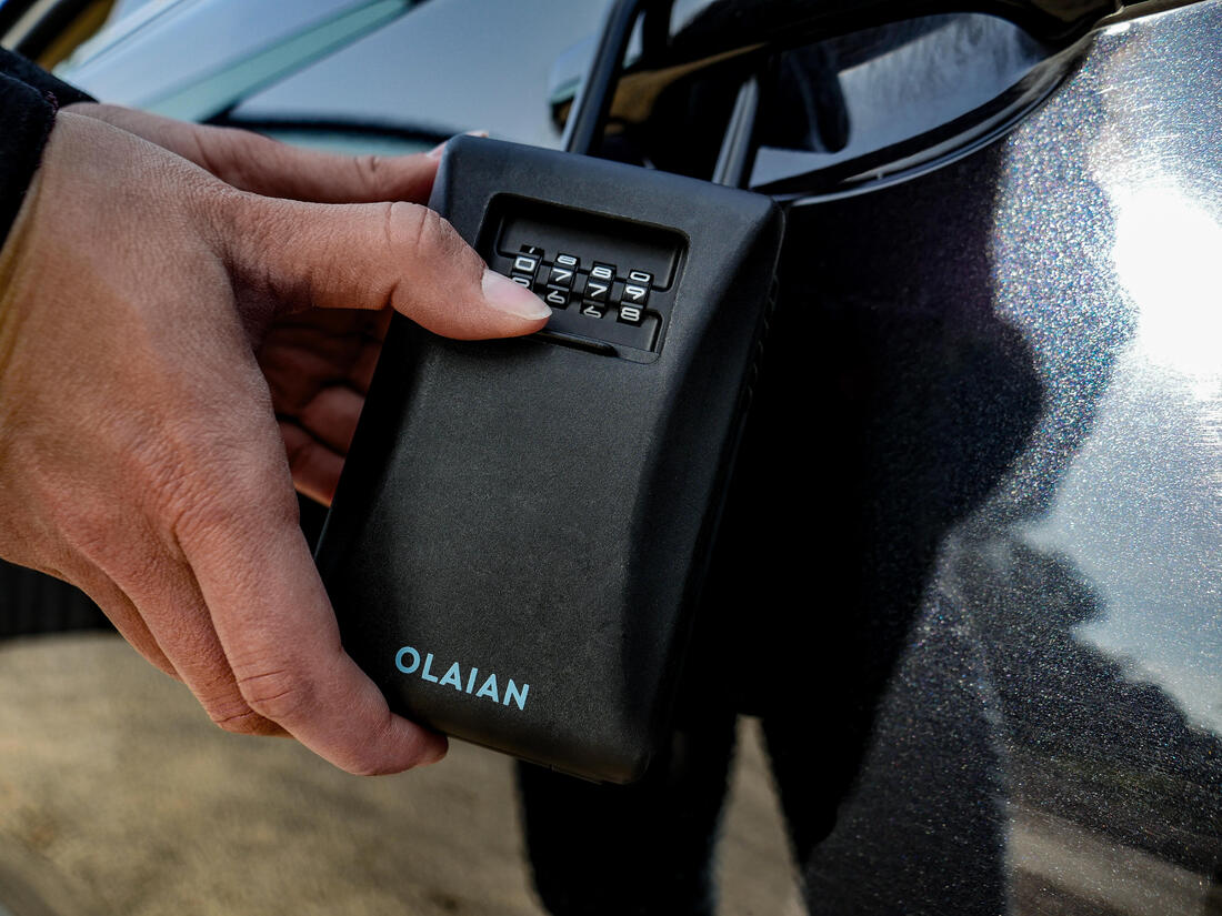 Cadenas à code pour clés de voiture - Boite à clefs sécurisée - noir