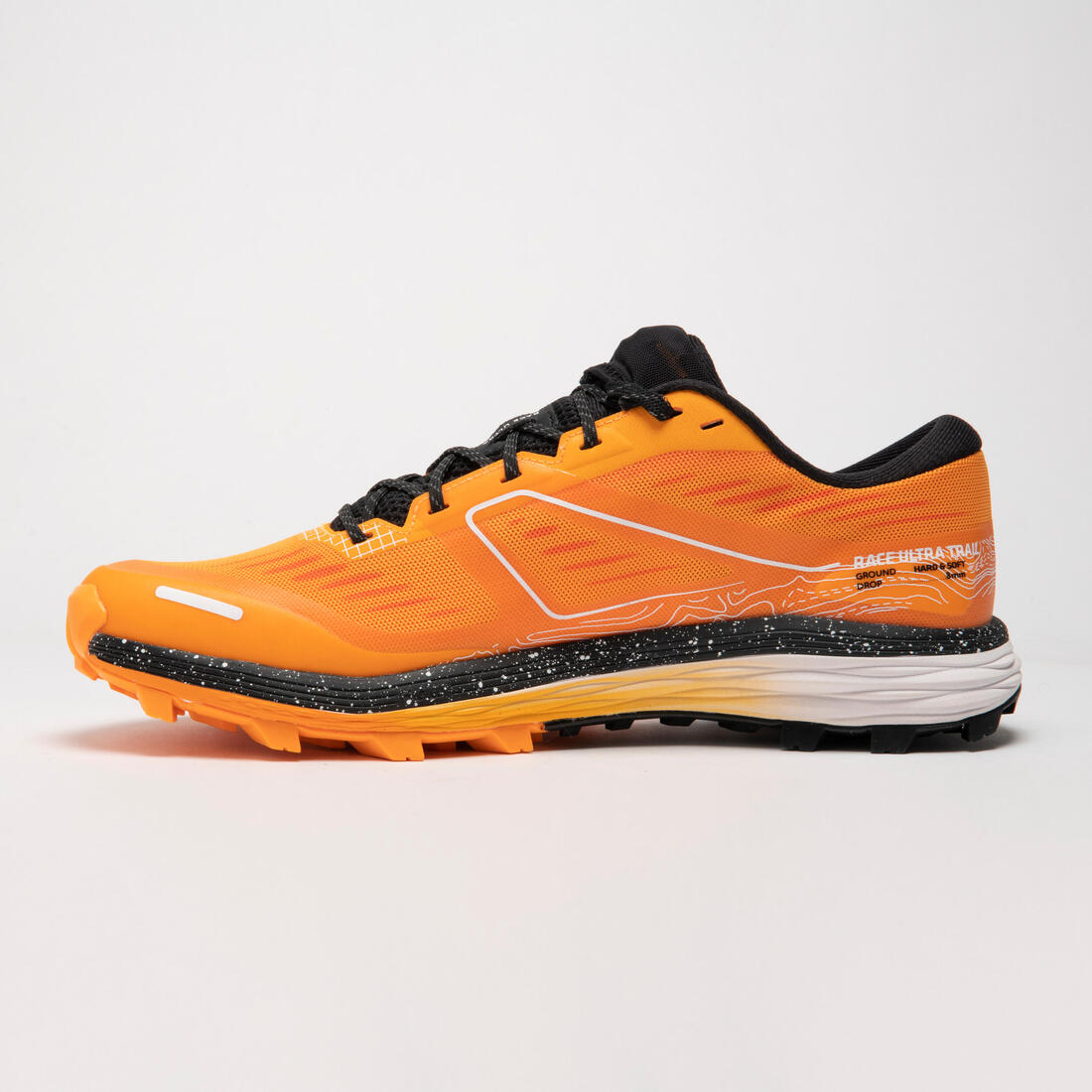 Chaussures de running trail homme, Kiprun race ultra mango, orange