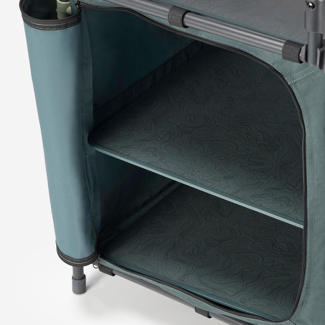 Meuble cuisine de camping S, pliable et compact