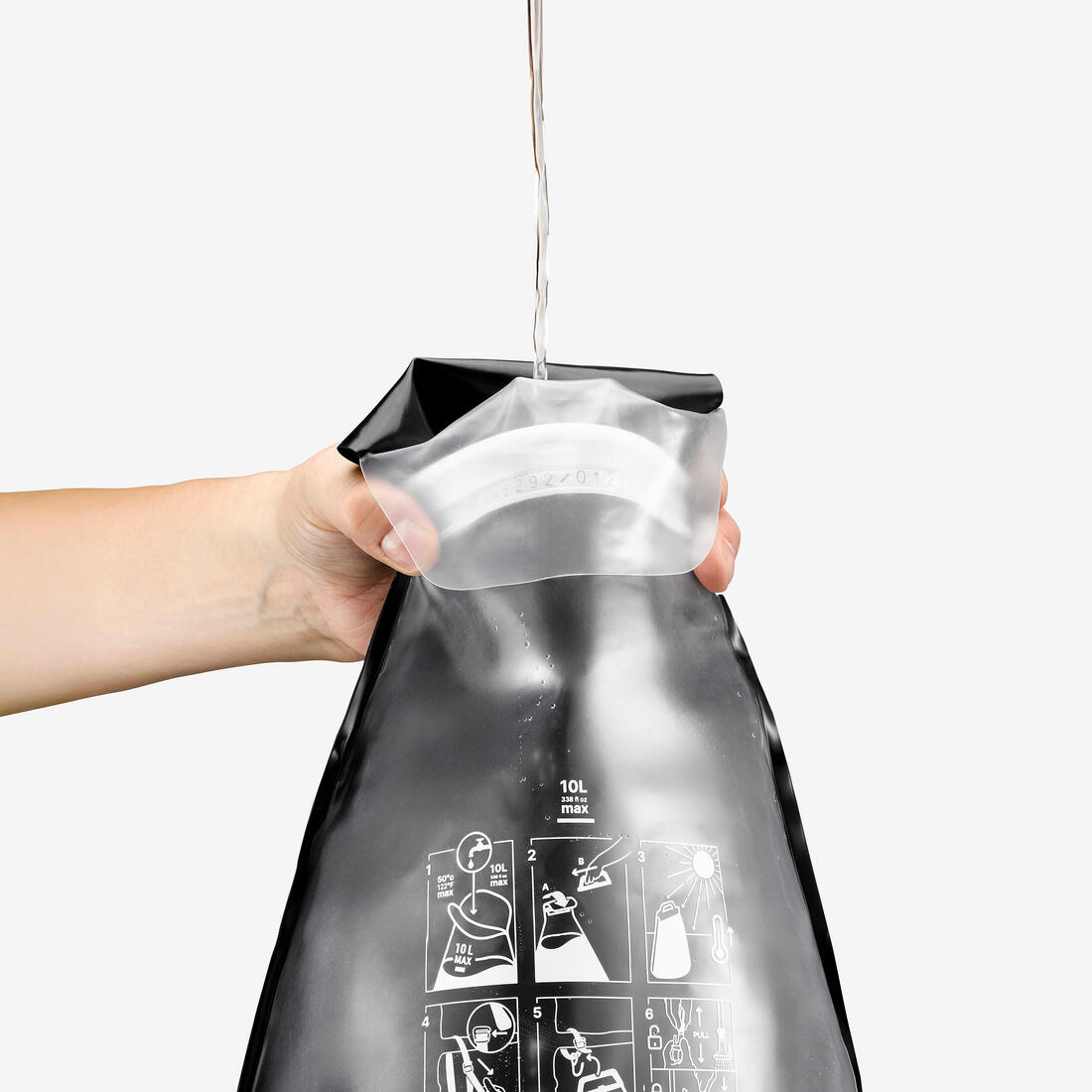 DOUCHE SOLAIRE POUR LE CAMPING - 10 LITRES