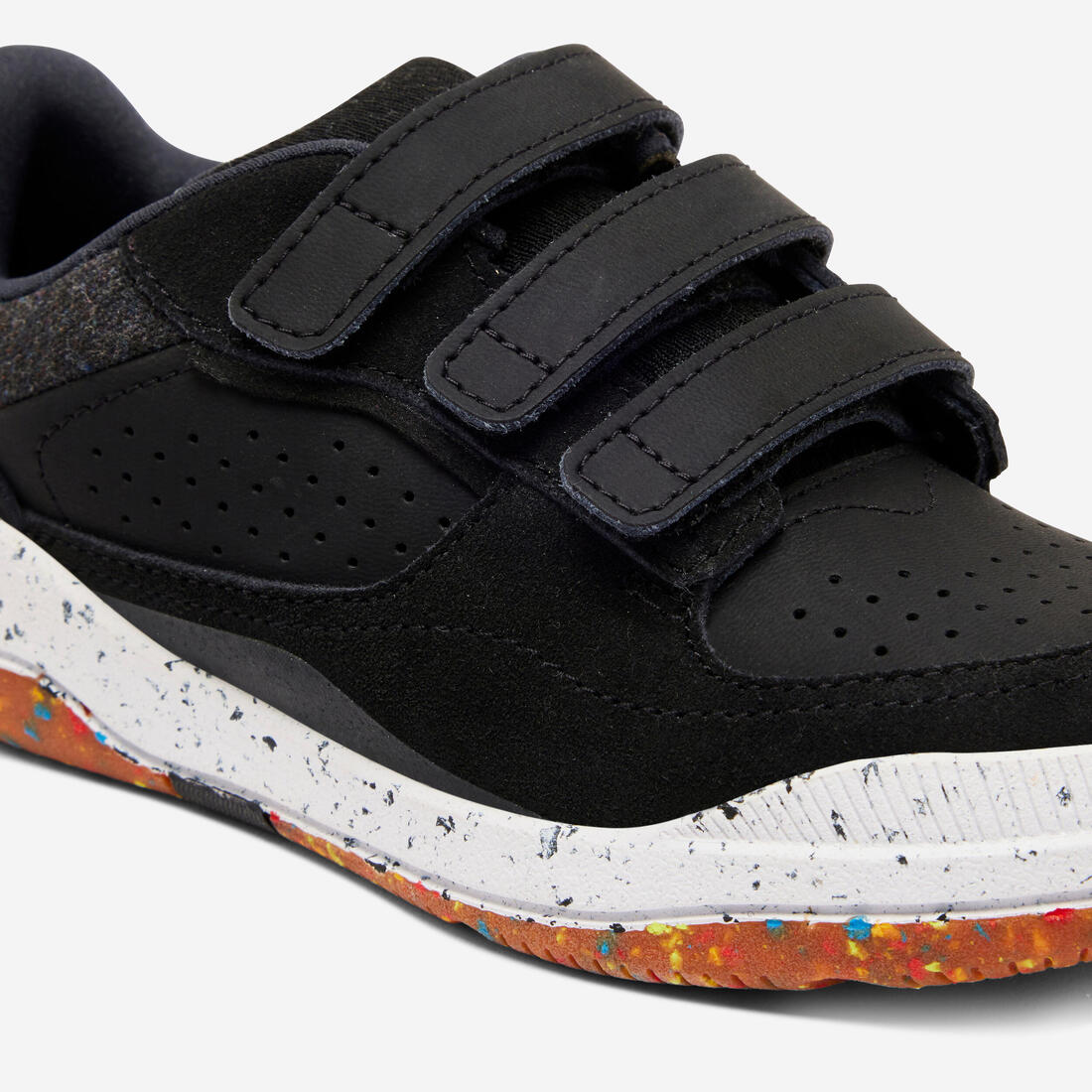 Chaussures de sport à scratch résistantes en cuir enfant, Playventure city