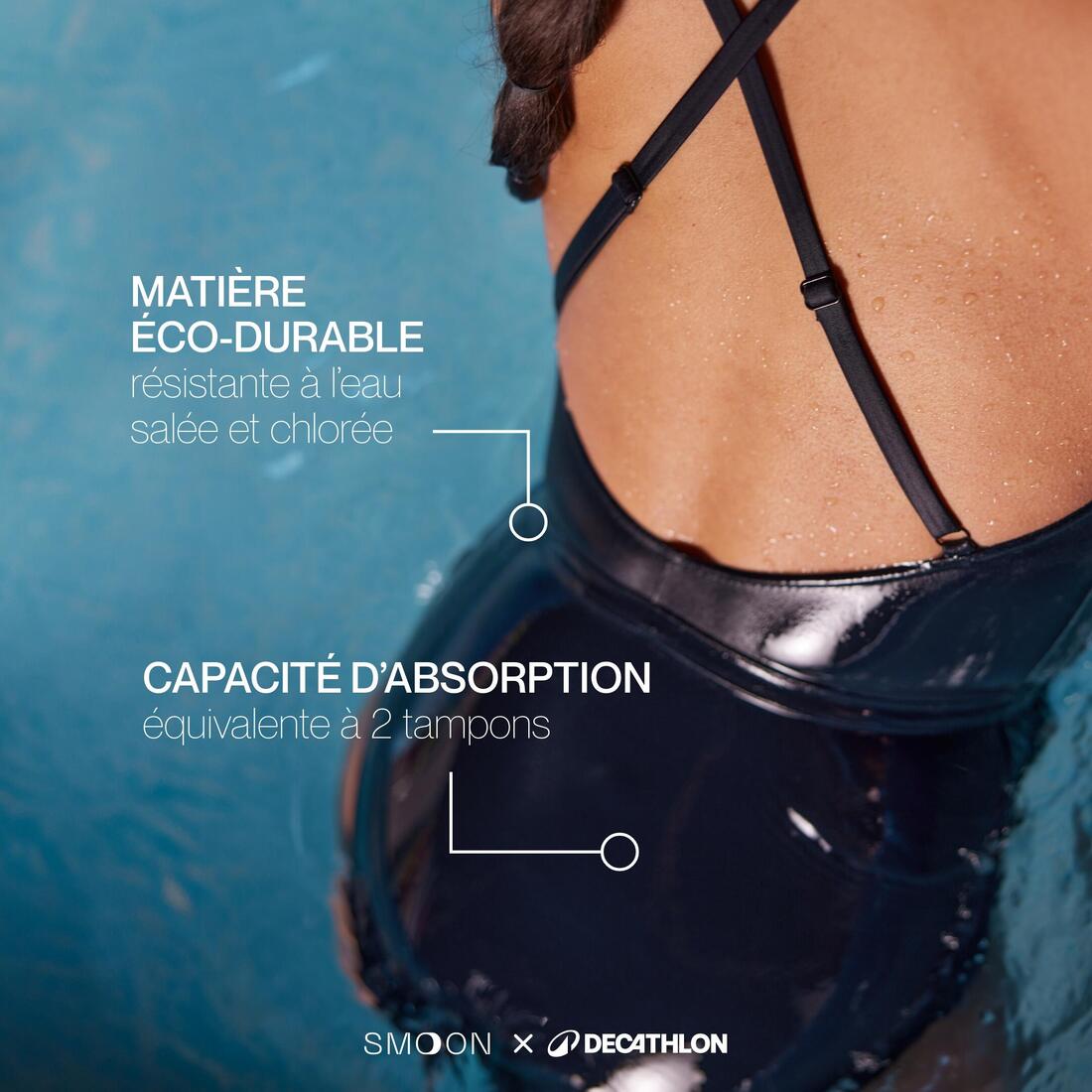 Maillot de bain menstruel étanche 1 pièce Adulte - Flux moyen - SMOON Téthys