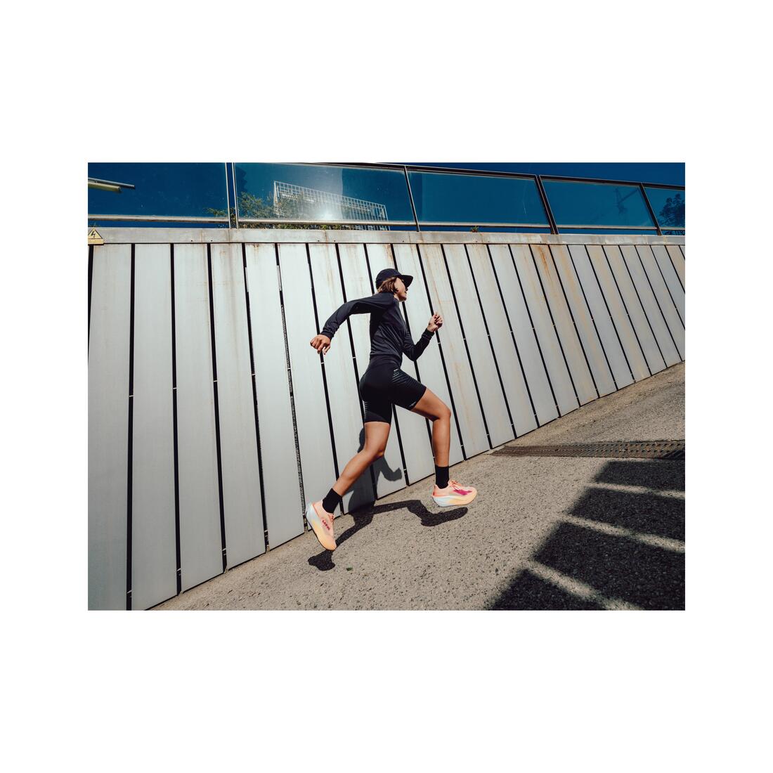 Chaussures de running route femme, Kiprun Kipstorm tempo