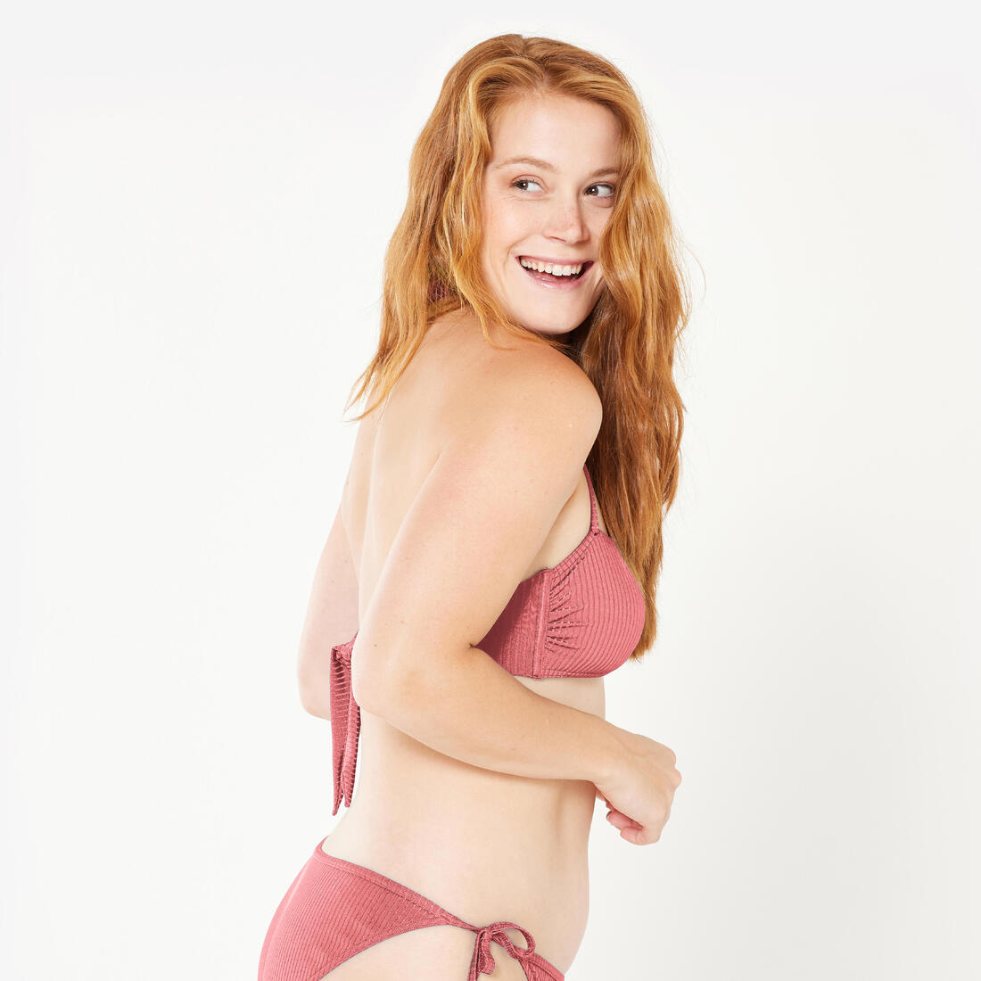 Haut de maillot de bain bandeau laura salty avec coques amovibles