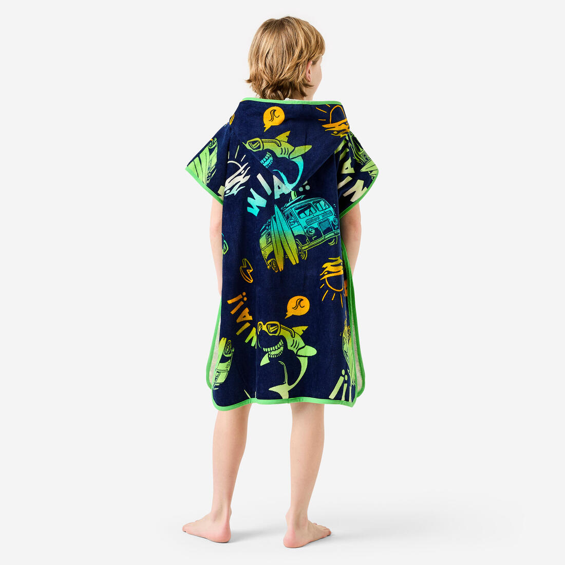 Poncho surf 500 junior (110 à 135 cm) surfy