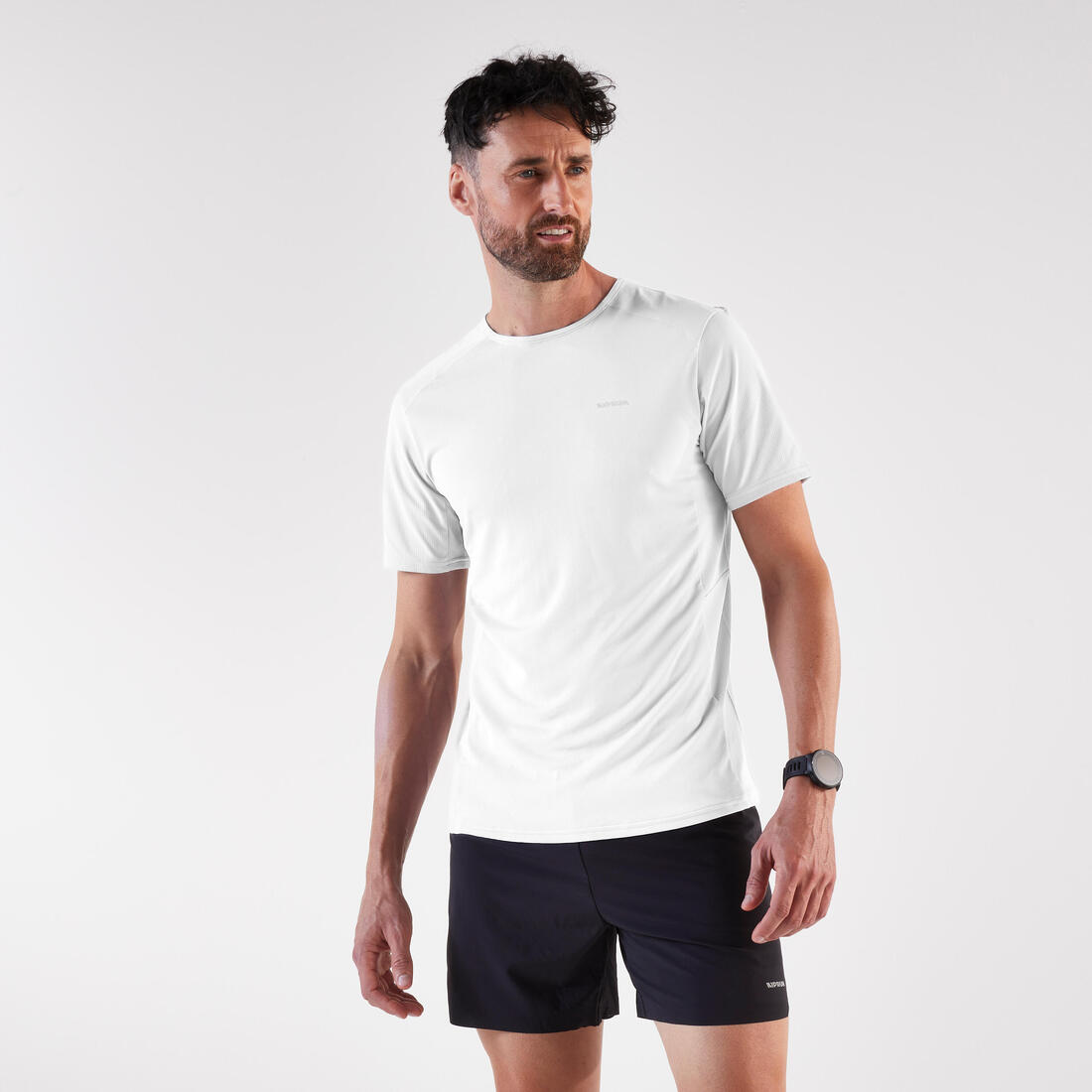 T-shirt de running respirant homme - kiprun run 900 light bleu et