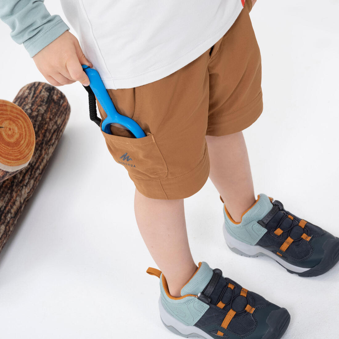 Pantalon de randonnée modulable enfant - MH500 KID 2-6 ANS