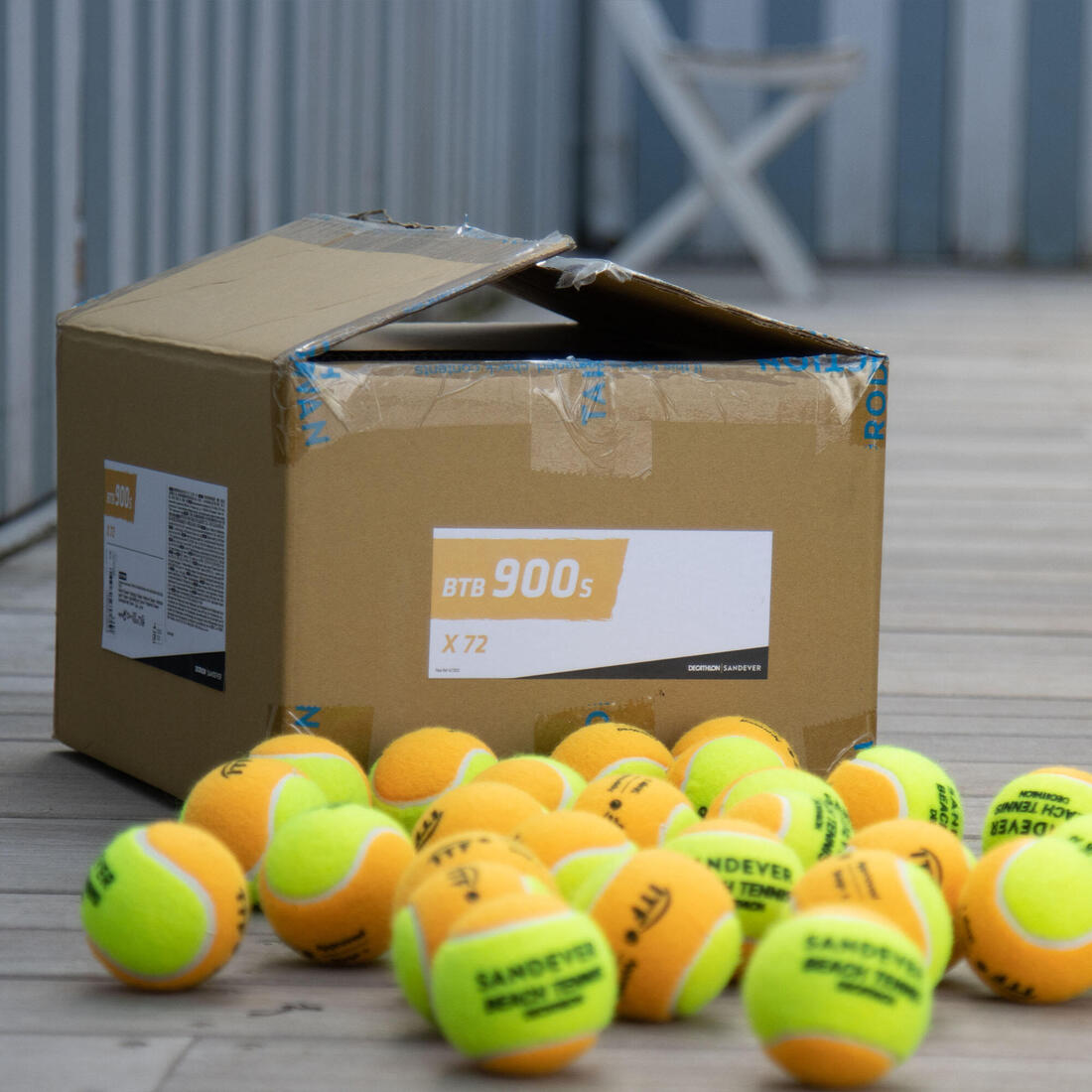 BALLE DE BEACH TENNIS BTB 900 ORANGE S X72