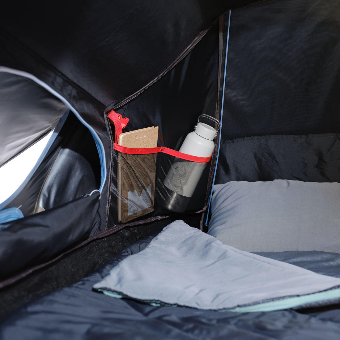 Tente de camping instantanée 2 places, 2 Seconds Fresh & Black